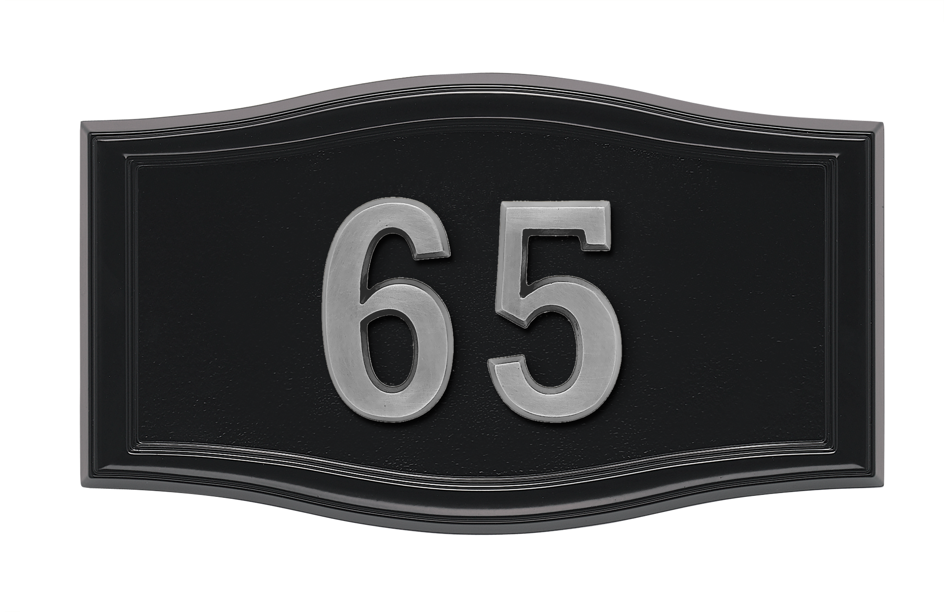 HouseMark Address Plaques with Brass Accents