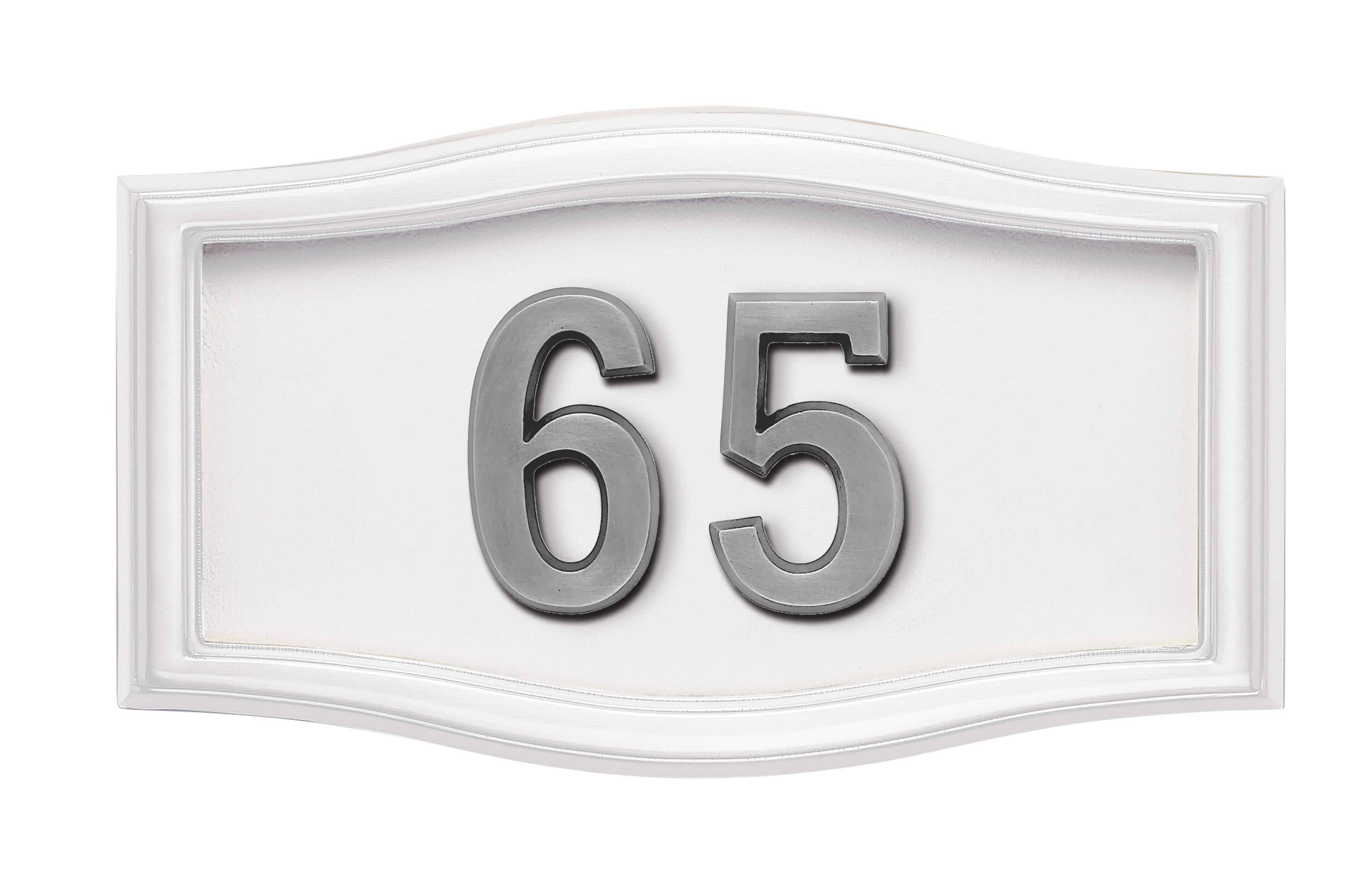 HouseMark Address Plaques with Brass Accents