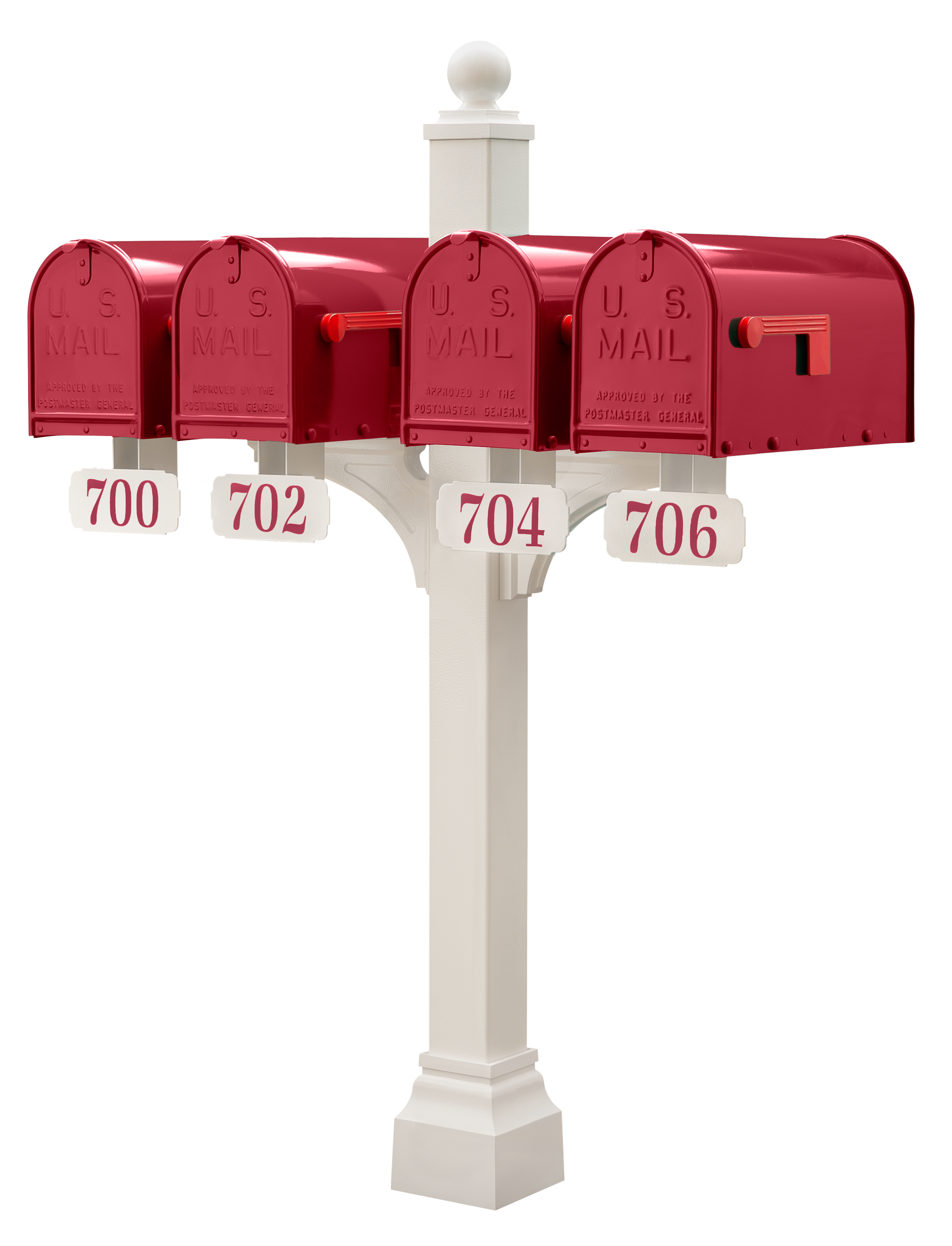 Janzer Double and Multi Mount with Mailboxes