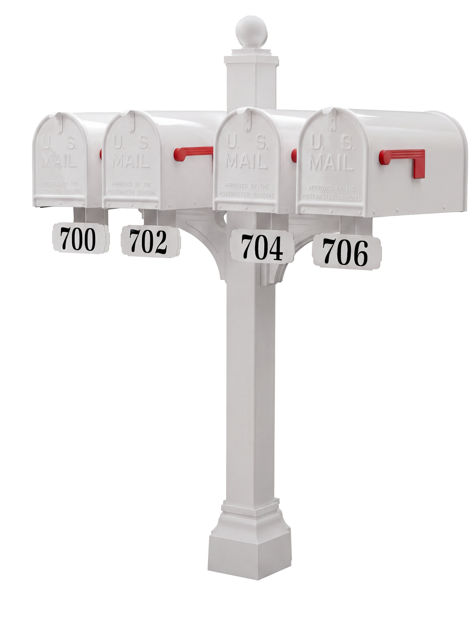 Janzer Double and Multi Mount with Mailboxes