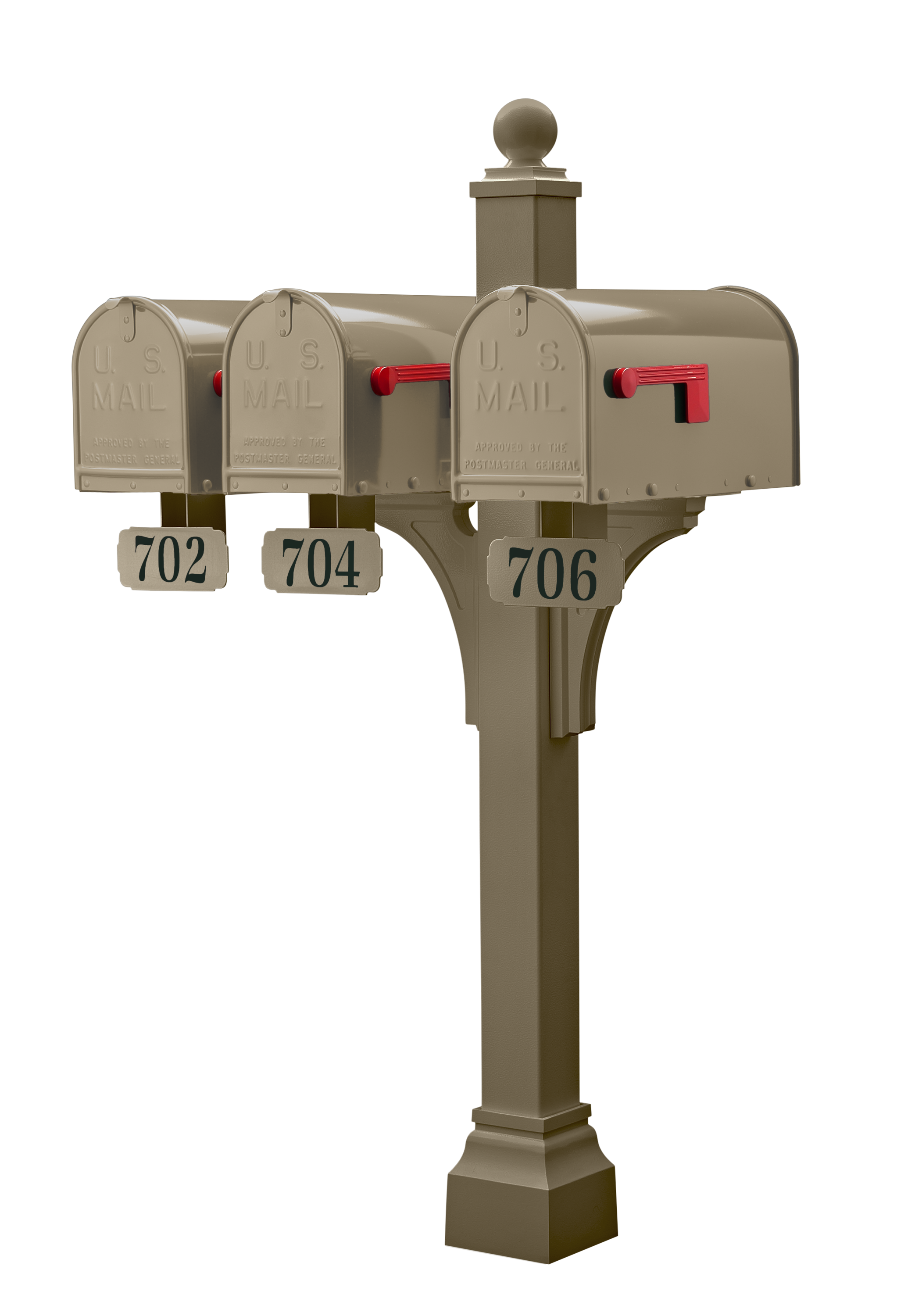 Janzer Double and Multi Mount with Mailboxes