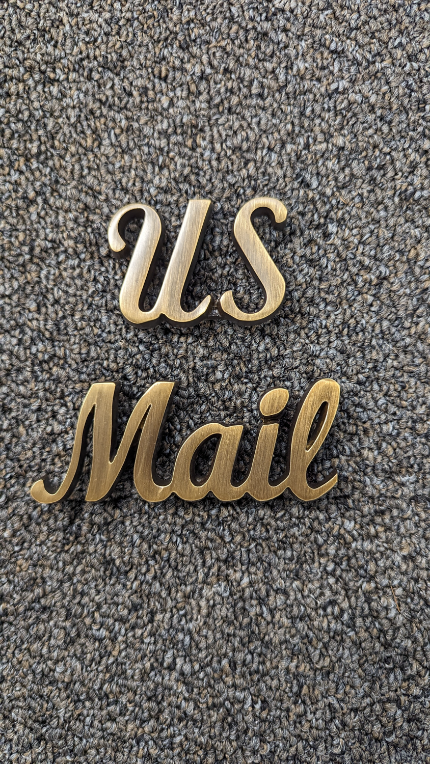 US Mail Signature Door Accent