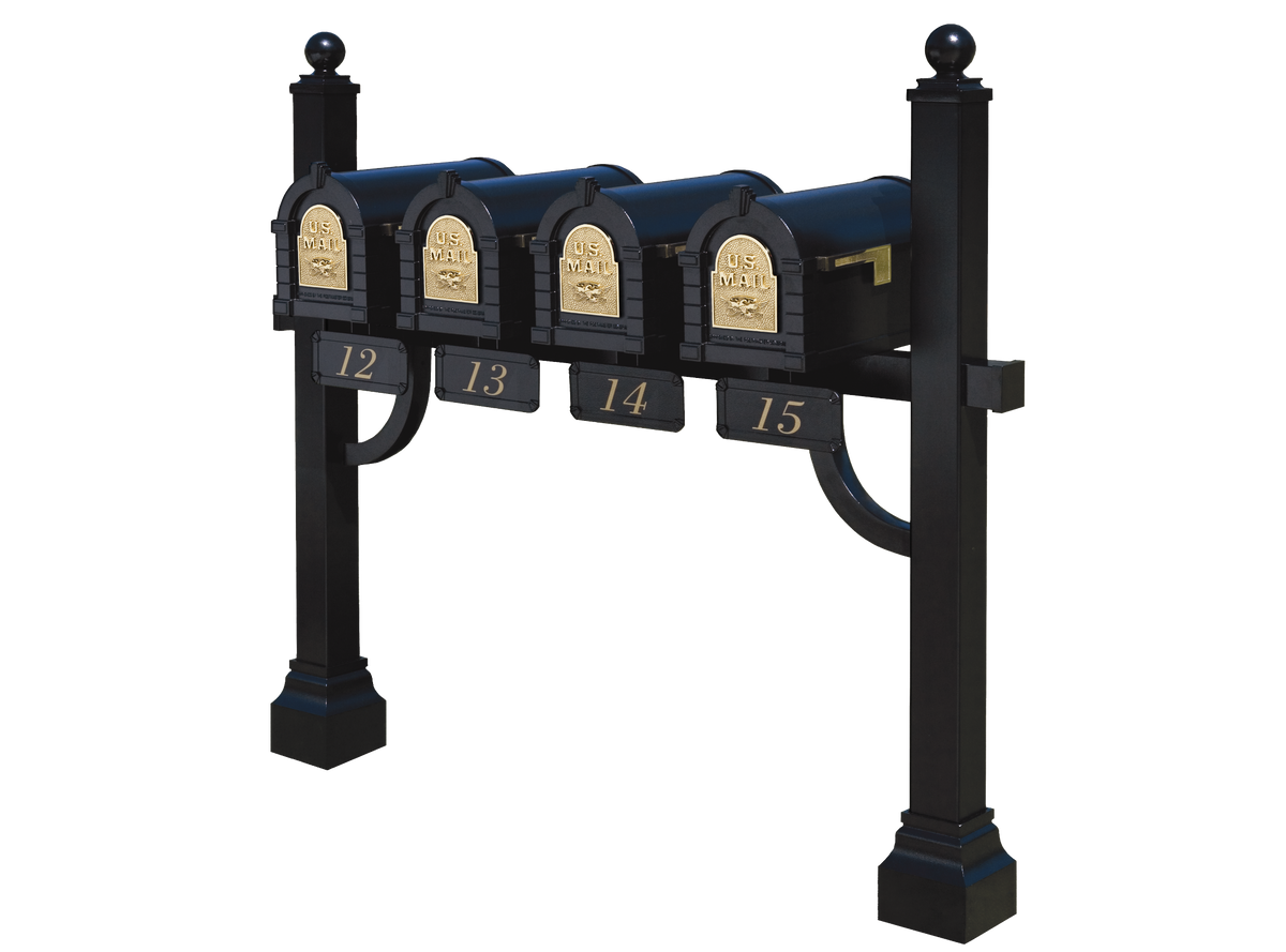 Keystone Series Post Mounted Mailboxes